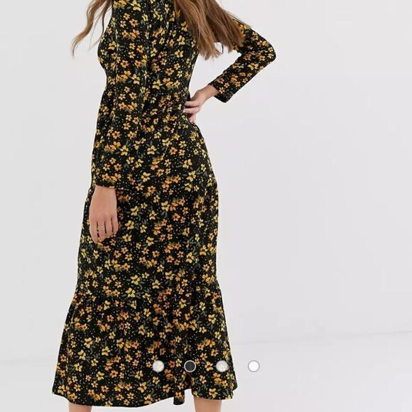Free People Tiers Of Joy Midi Dress - Picture 2 of 7